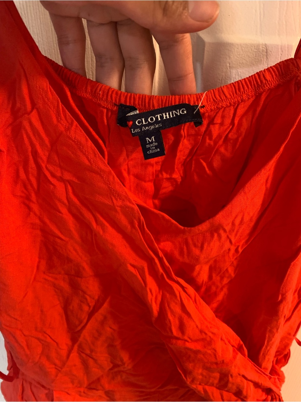 Bright Red Romper - Picture 3 of 8